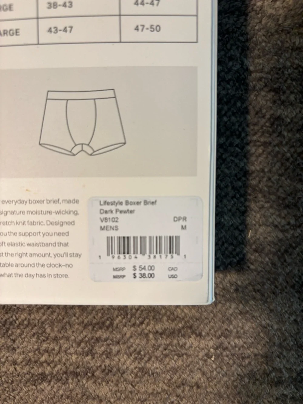 RESTOCK Vuori Men’s “Lifestyle” Boxer Brief 5” Inseam (M)